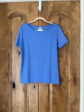 Little & Lively Ladies' Bamboo Lindsay T-Shirt | Tidal Blue Large